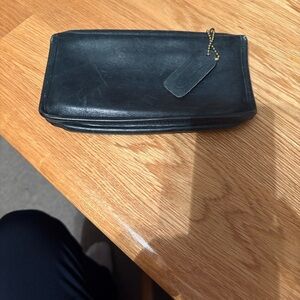 Vintage Coach Chunky 7165 Makeup case -Black